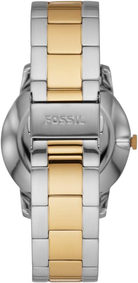 Fossil Reloj Analógico para Hombre de Cuarzo con Correa en Acero Inoxidable FS5572