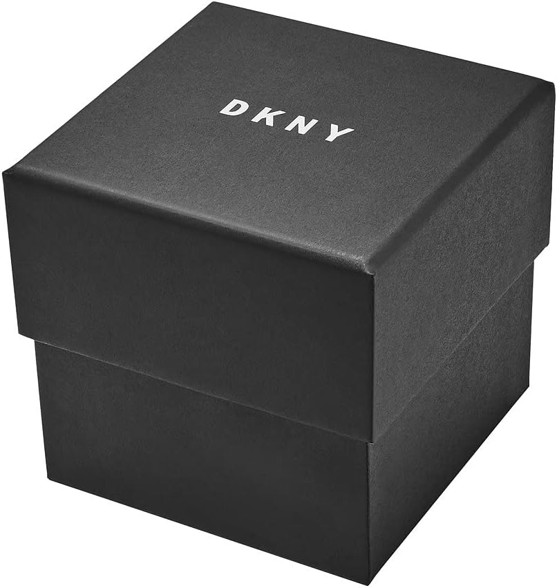 DKNY Parsons Reloj para Mujer, Movimiento de Cuarzo con Correa de Acero, Piel o Silicona