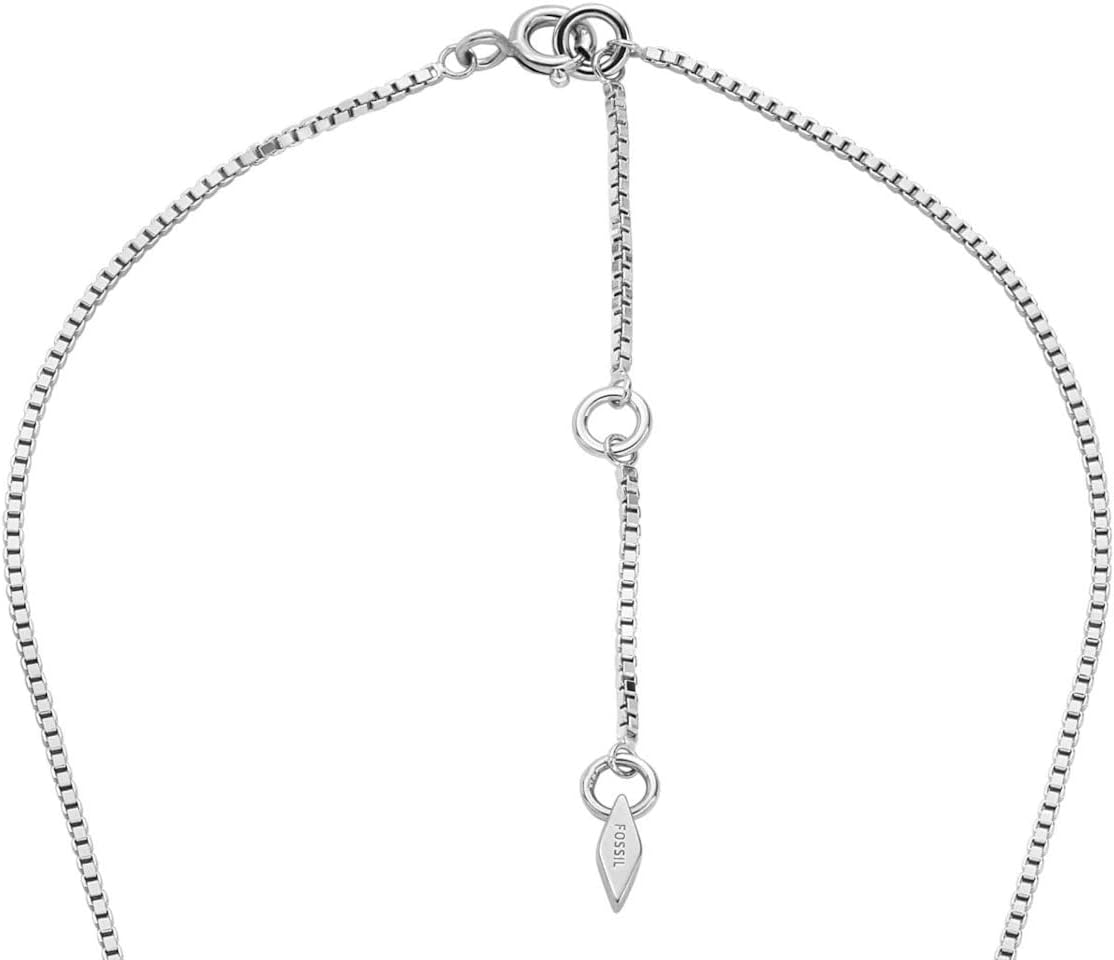 Fossil Collar Para Mujer Plata