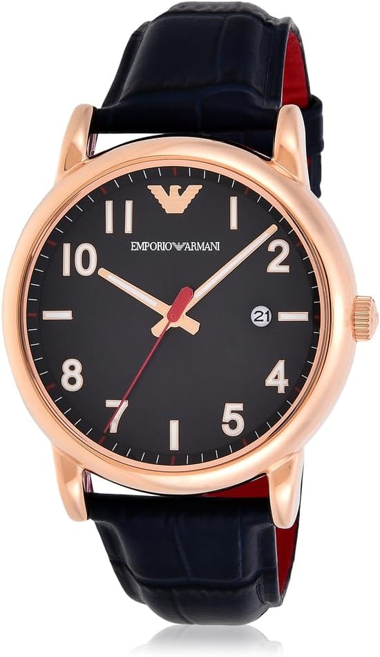 Emporio Armani Reloj Analógico para para Hombre de Cuarzo con Correa en Acero Inoxidable AR11575,