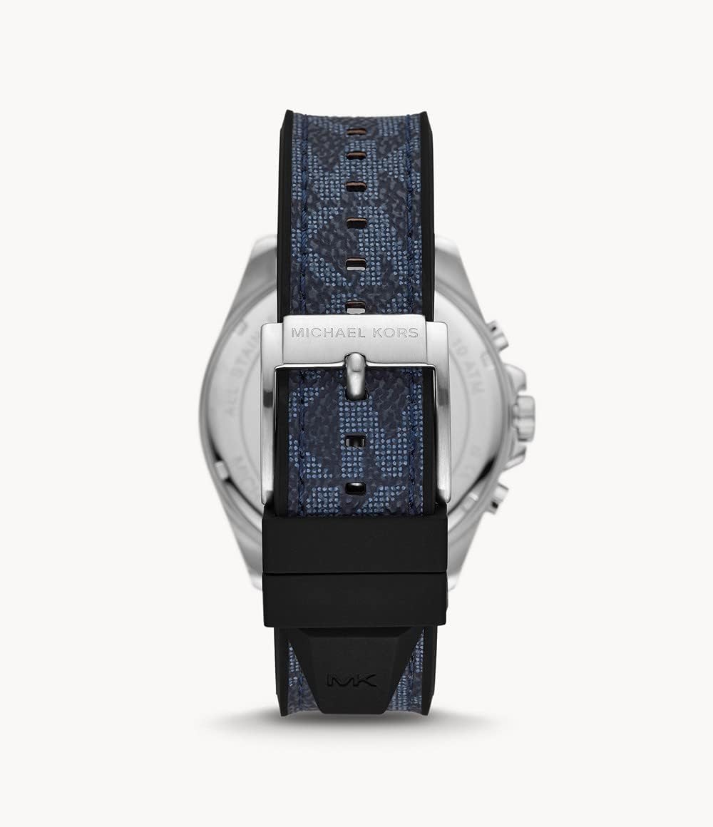 Michael Kors Reloj Brecken Oversize en Tono Plateado MK8923