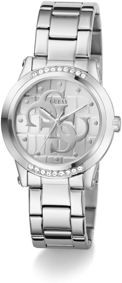 GUESS Reloj Analógico para Mujer'S de Cuarzo con Correa en Acero Inoxidable GW0861L1