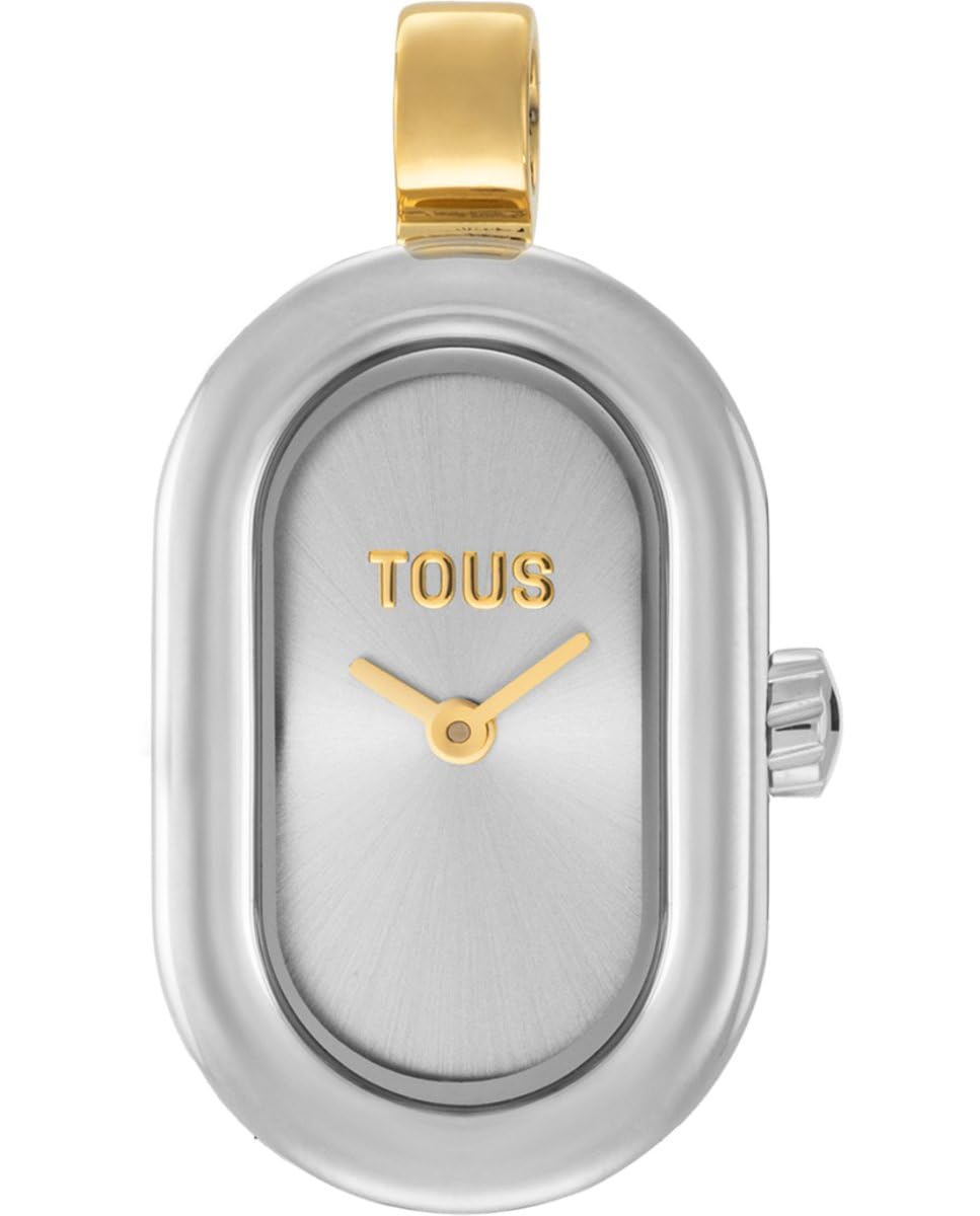 TOUS Reloj Colgante analógico en Acero Hold Oval