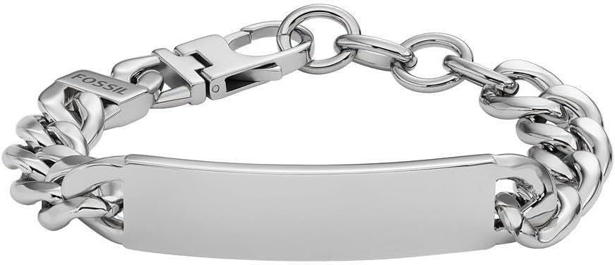 FOSSIL Drew Men's Stainless Steel with lobster clasp closure bracelet