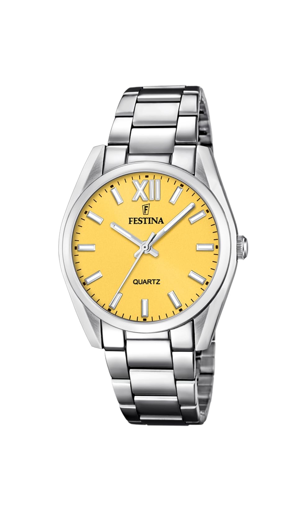 Festina Reloj Mujer F20622 Boyfriend Caja de Acero Inoxidable 316l Plateado Correa de Acero Inoxidable 316l Plateado