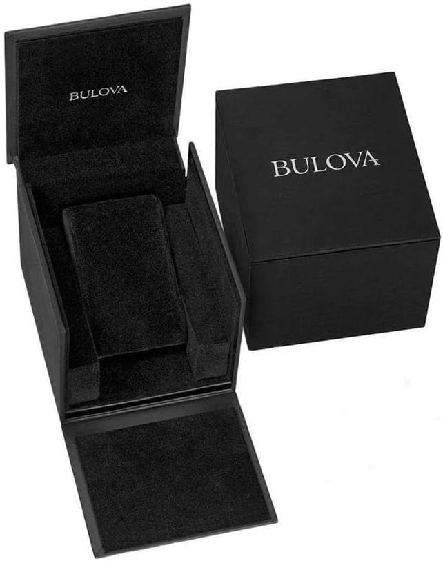 Bulova Reloj Analógico para Hombres de Cuarzo con Correa en Acero Inoxidable 96B272