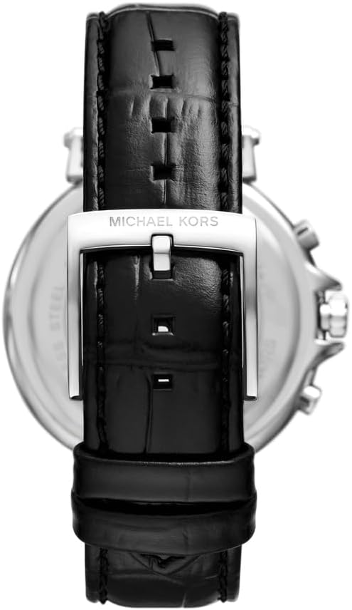 Michael Kors Reloj Maren para Mujer, Movimiento cronógrafo de Cuarzo con Correa de Acero o Piel