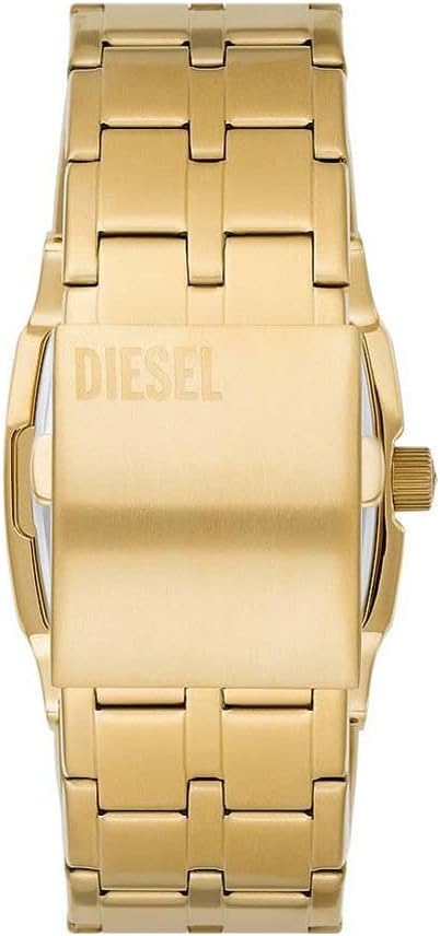 Diesel Cliffhanger Reloj para Hombre, Movimiento de Cuarzo a Tres Agujas con Correa de Silicona, Acero Inoxidable o Piel