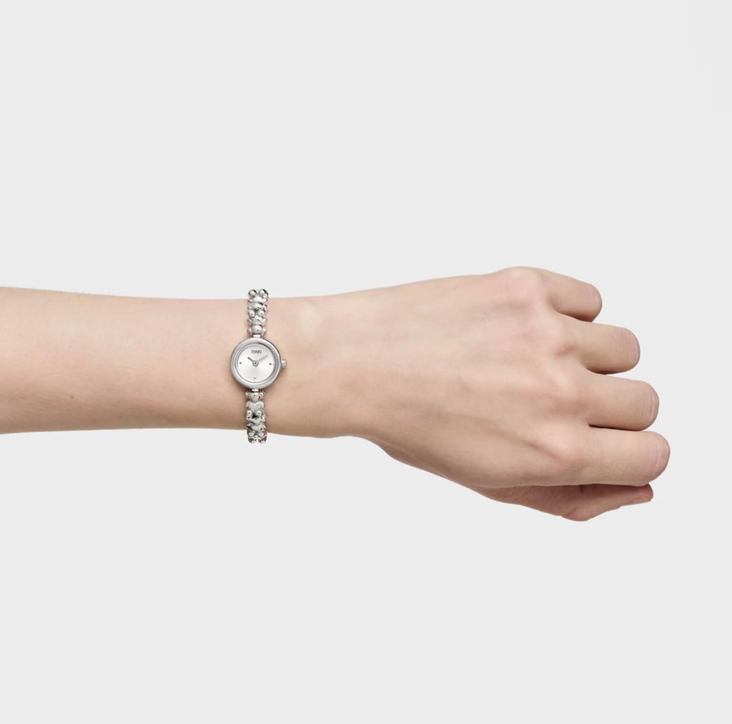 TOUS Reloj analógico con Brazalete de Acero