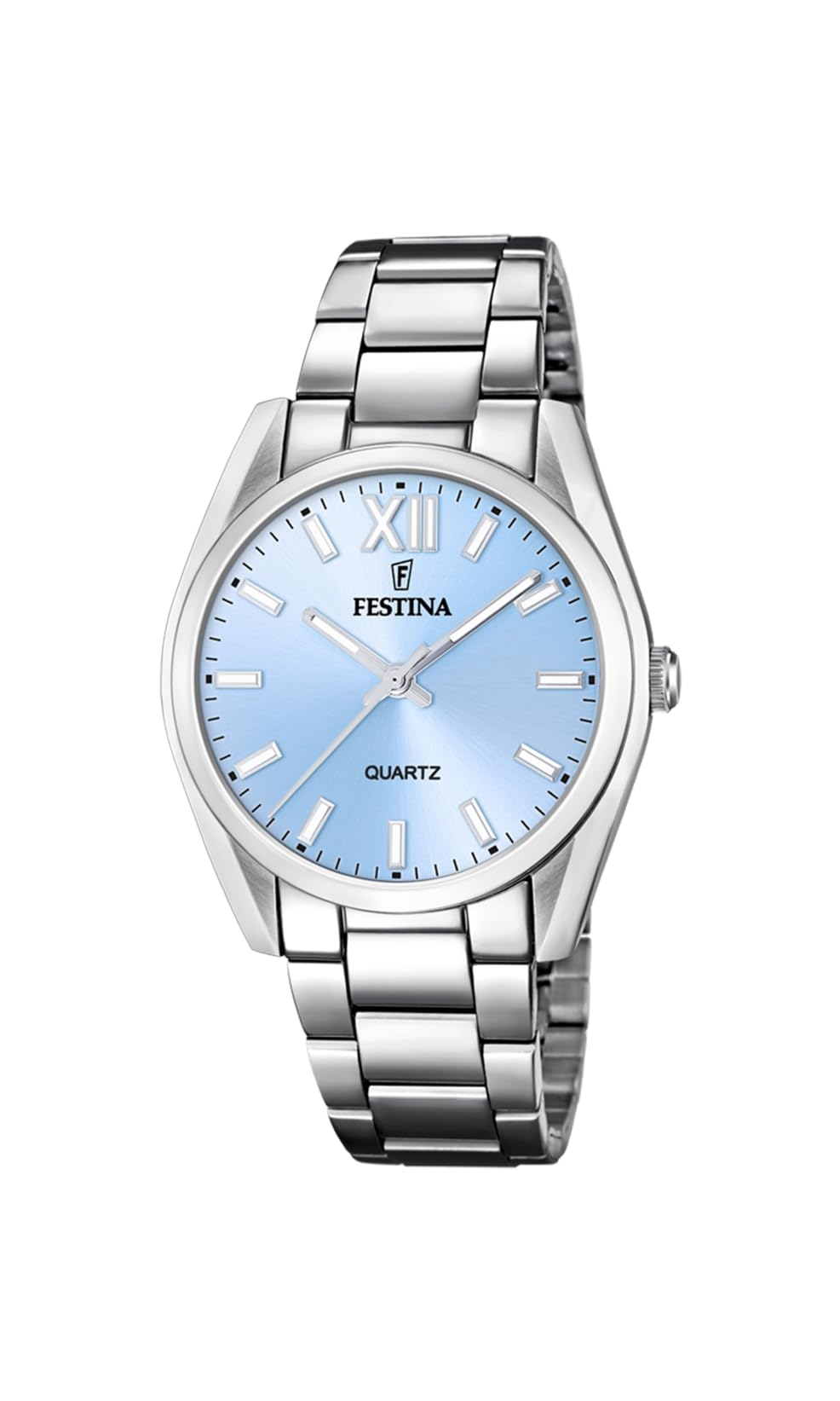 Festina Reloj Mujer F20622 Boyfriend Caja de Acero Inoxidable 316l Plateado Correa de Acero Inoxidable 316l Plateado