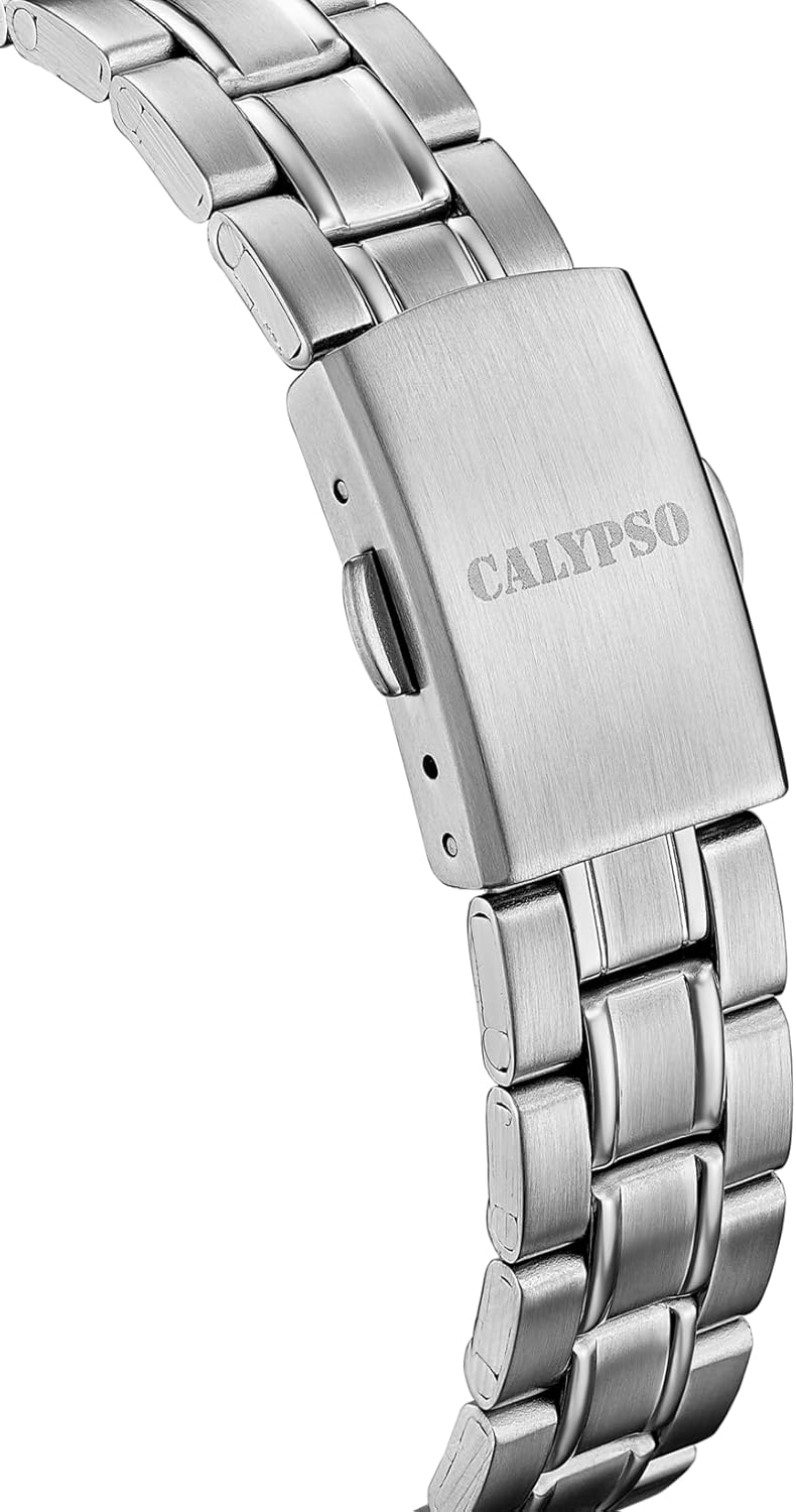 CALYPSO Reloj Mujer K5867/3 Basic Caja de Acero Inoxidable 316l Plateado Correa de Acero Inoxidable 316l Plateado