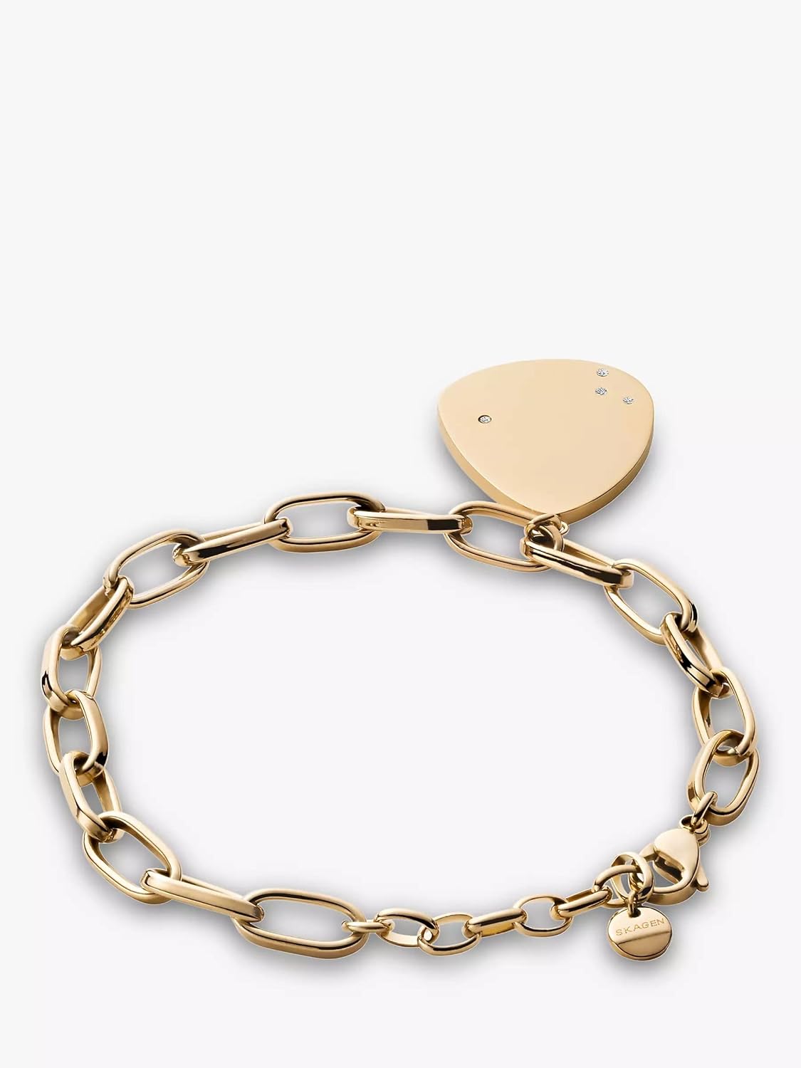 Skagen Kariana Pulsera de acero para mujer con cierre de langosta o deslizante