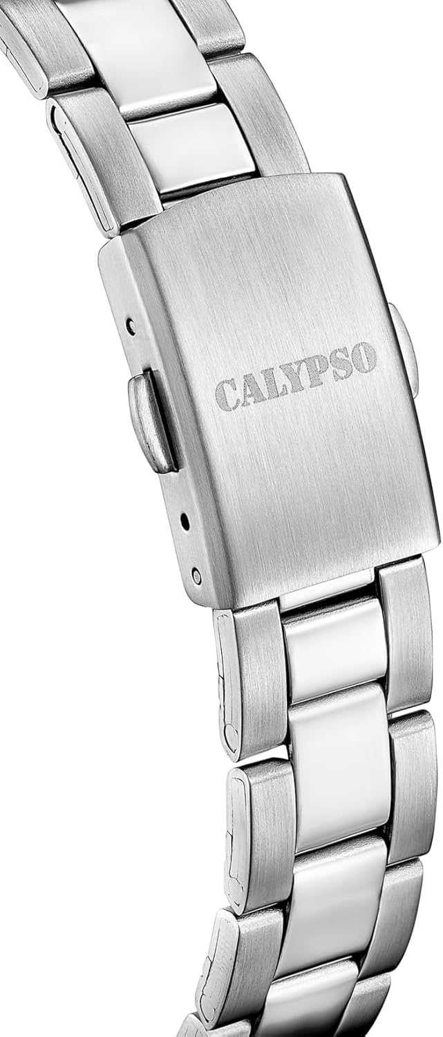 CALYPSO Reloj Mujer K5863/2 Basic Caja de Acero Inoxidable 316l Plateado