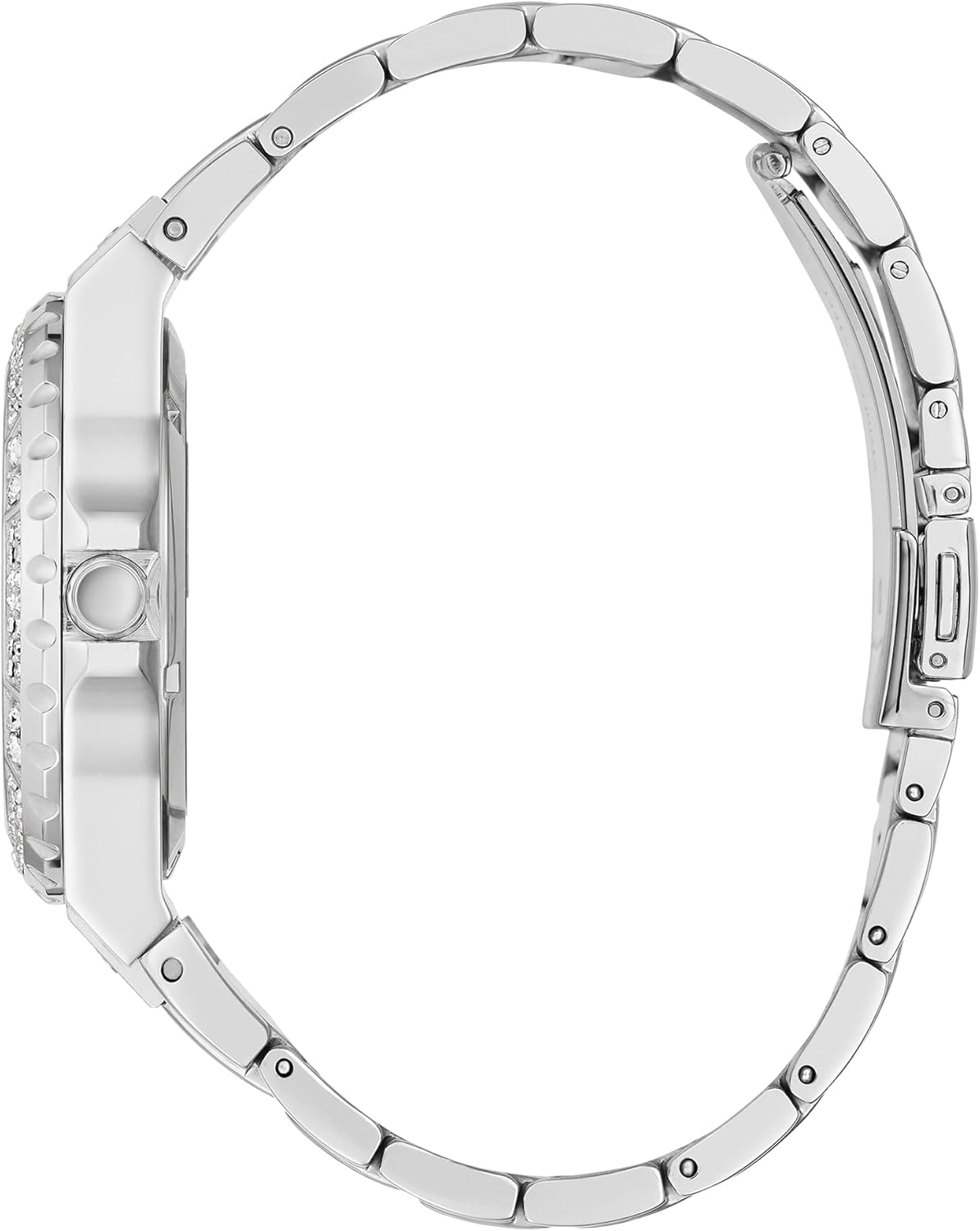 GUESS Reloj de Pulsera de Corte Transparente