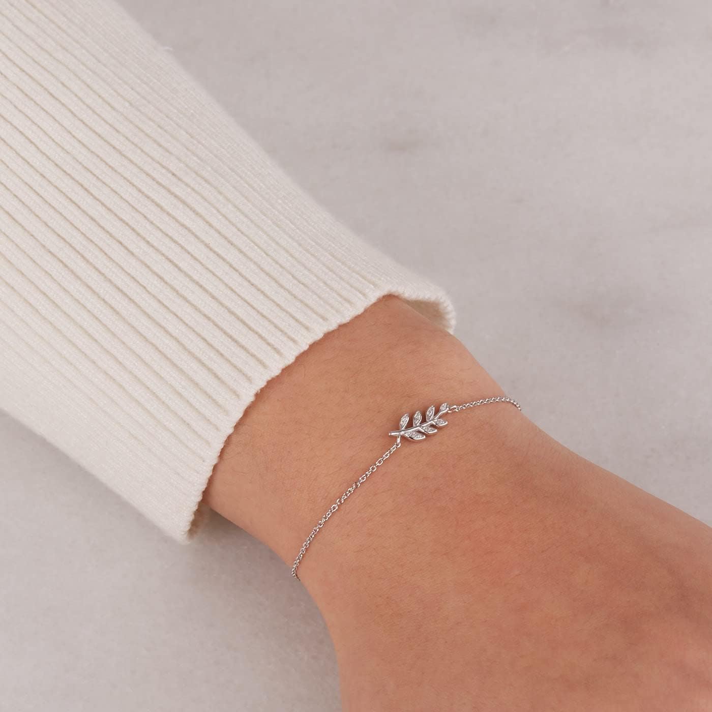 FOSSIL Pulsera de Mujer de Plata de Ley o Semipreciosa con Cierre de Langosta, Deslizante o Anilla Elástica