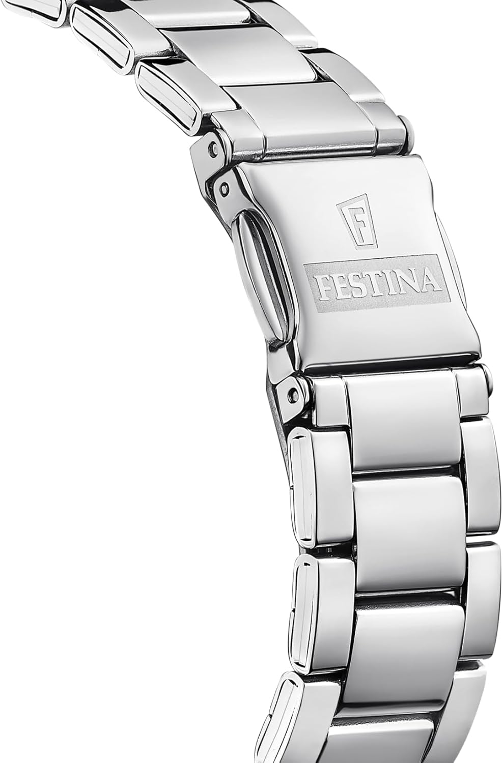 Festina Reloj Mujer F20622 Boyfriend Caja de Acero Inoxidable 316l Plateado Correa de Acero Inoxidable 316l Plateado