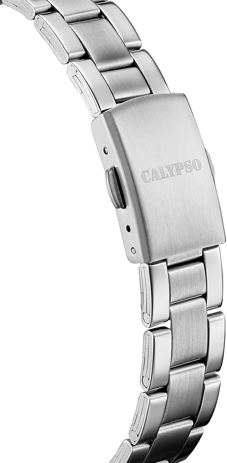 CALYPSO Reloj Mujer K5865/2 Basic Caja de Acero Inoxidable 316l Plateado