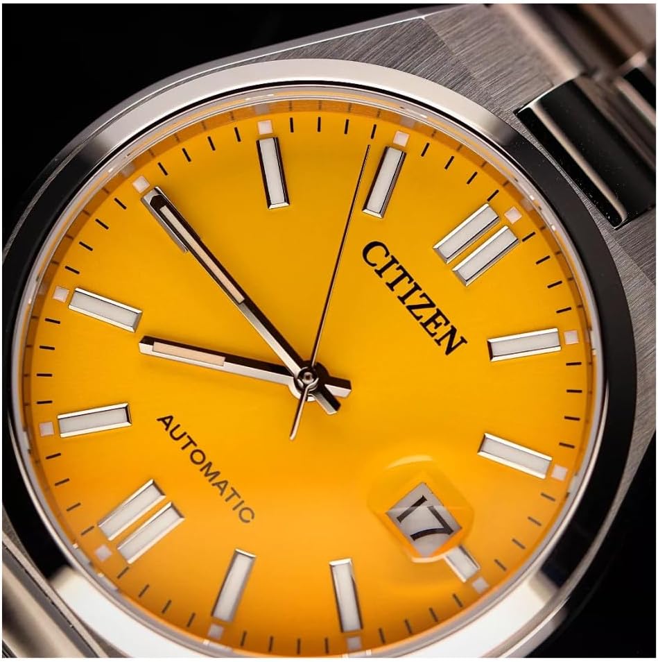 Citizen Herren Brazalete analógico automático Uhr mit Edelstahl Tsuyosa