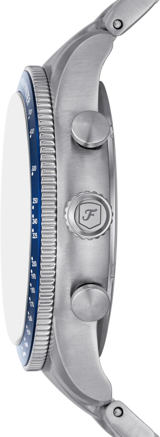 FOSSIL Reloj Analógico para Hombres de Cuarzo con Correa en Acero Inoxidable FS6047