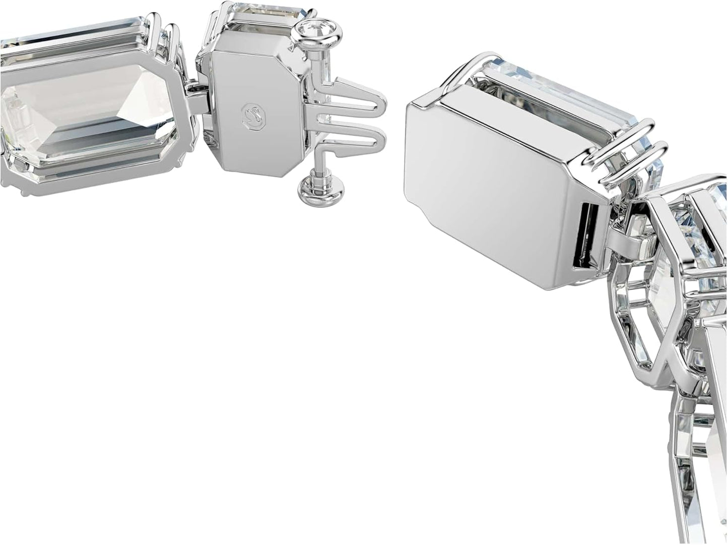Swarovski Millenia Tennis Colección, Morado, Baño tono oro
