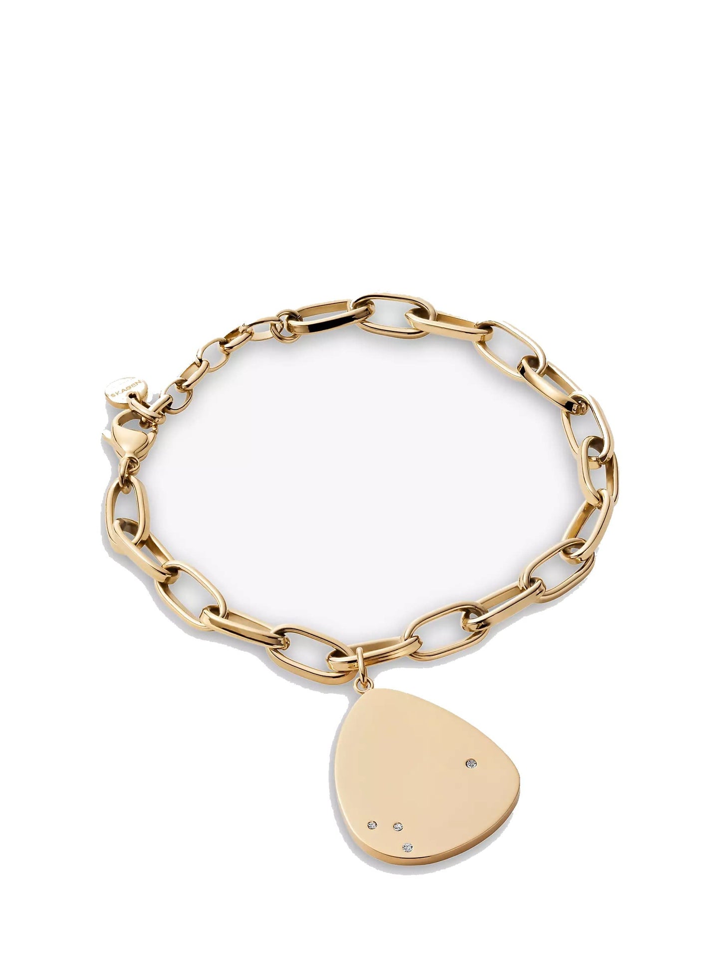 Skagen Kariana Pulsera de acero para mujer con cierre de langosta o deslizante