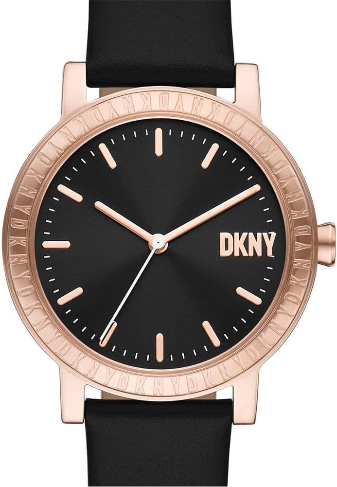 DKNY Soho Reloj para Mujer, Movimiento de Cuarzo con Correa de aleación, Acero, Piel o Silicona