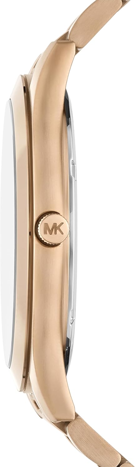 Michael Kors MK9122 - Slim Runway - Reloj de Acero Inoxidable de Tres manecillas en Tono Beige Dorado