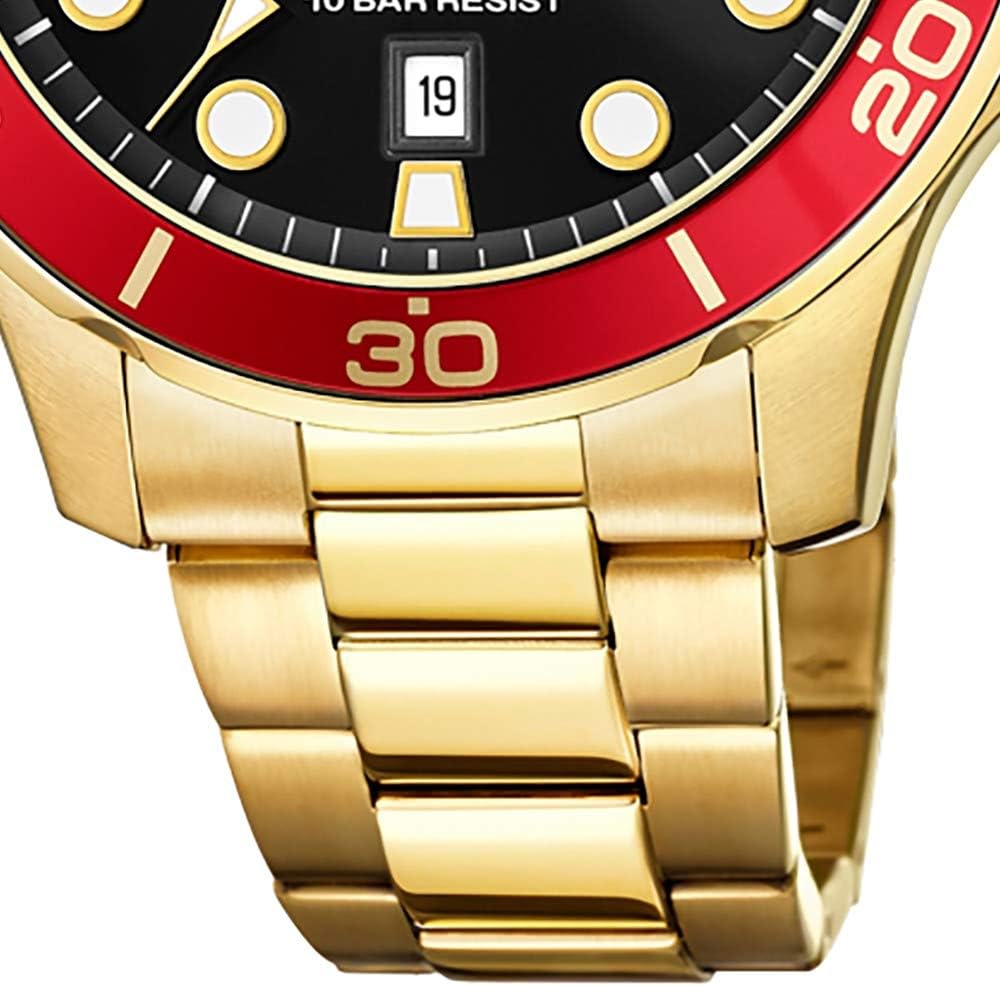 Lotus Reloj Analógico para Hombre de Cuarzo con Correa en Acero Inoxidable 18761/6
