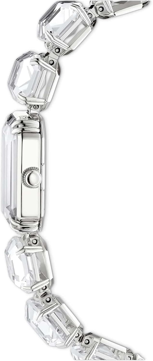 Swarovski Reloj, Pulsera de Talla Octogonal, Blanco, Acero Inoxidable
