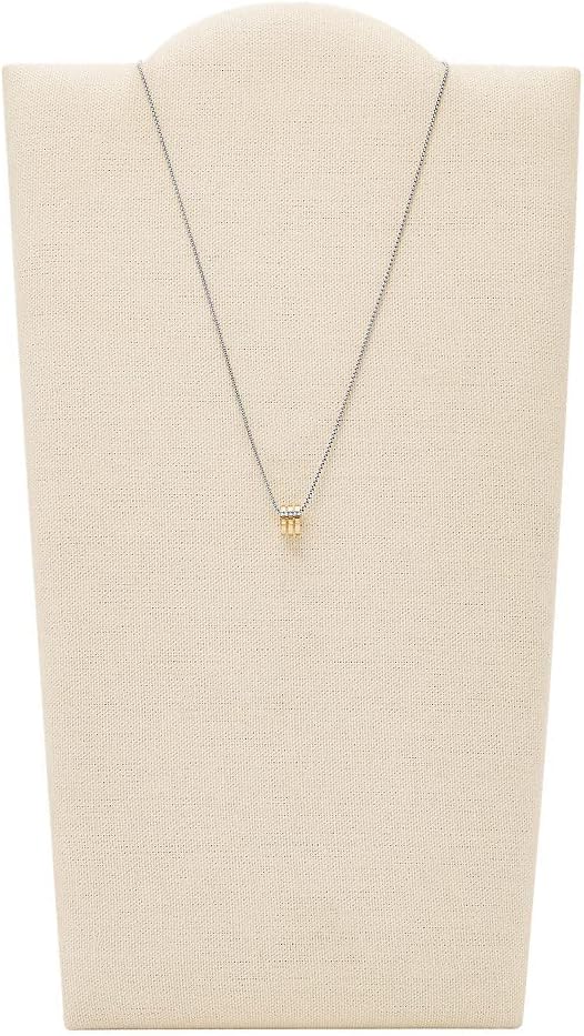 Skagen Collar Para Mujer Kariana, Length: 457.2mm+70mm, Width: 6.8mm, Height: 9.2mm Collar De Acero Inoxidable En 2 Tonos, SKJ1676998
