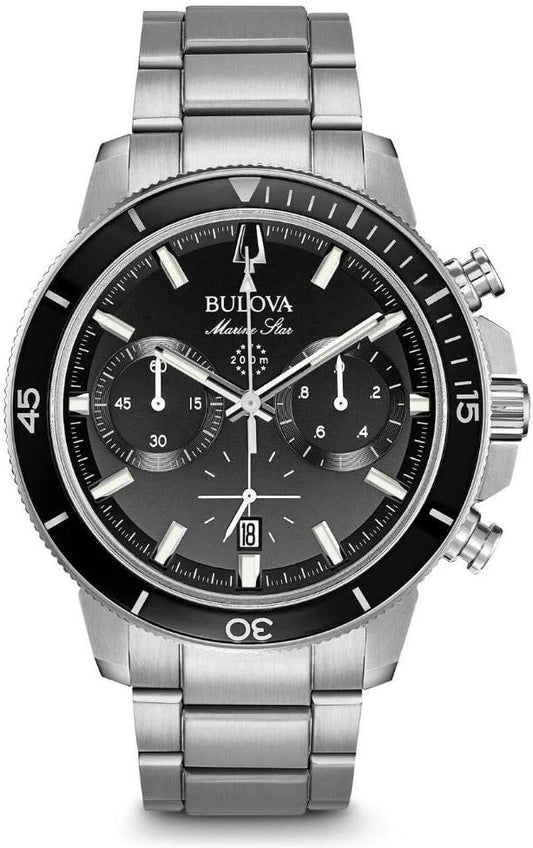 Bulova Reloj Analógico para Hombres de Cuarzo con Correa en Acero Inoxidable 96B272