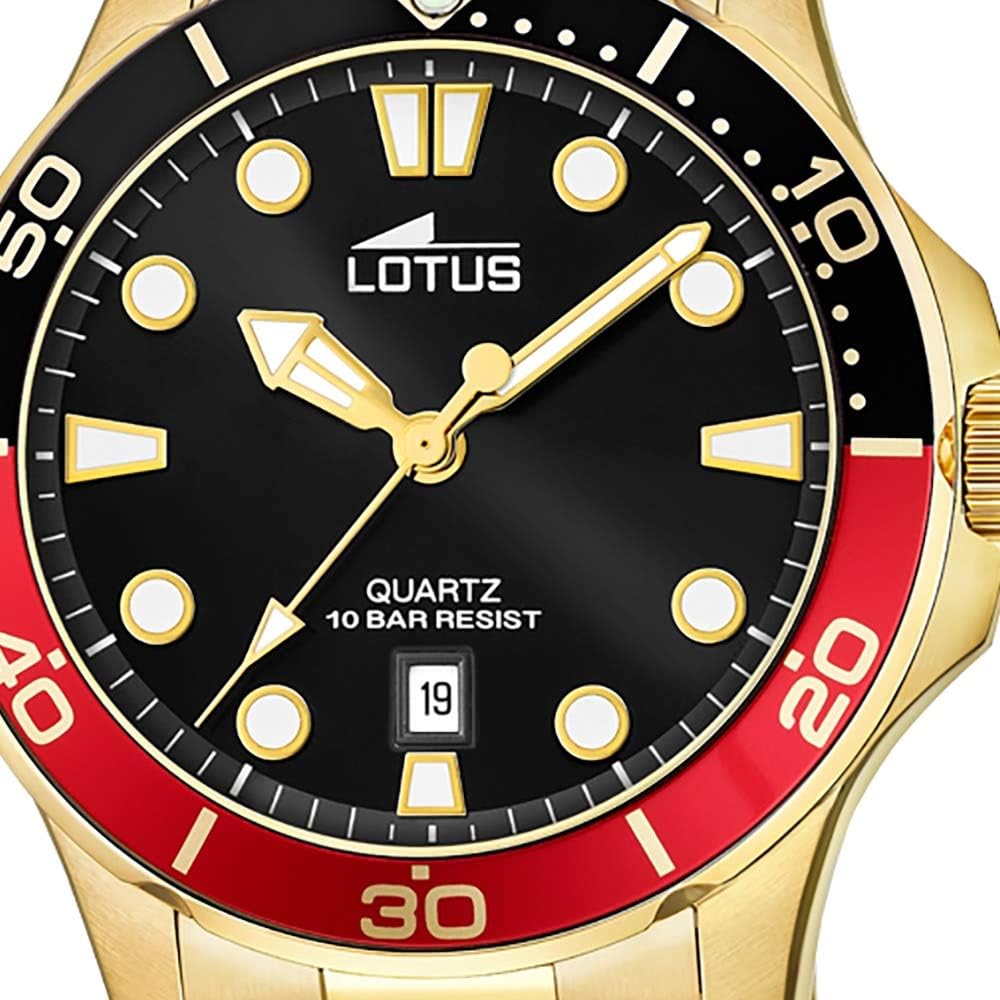 Lotus Reloj Analógico para Hombre de Cuarzo con Correa en Acero Inoxidable 18761/6