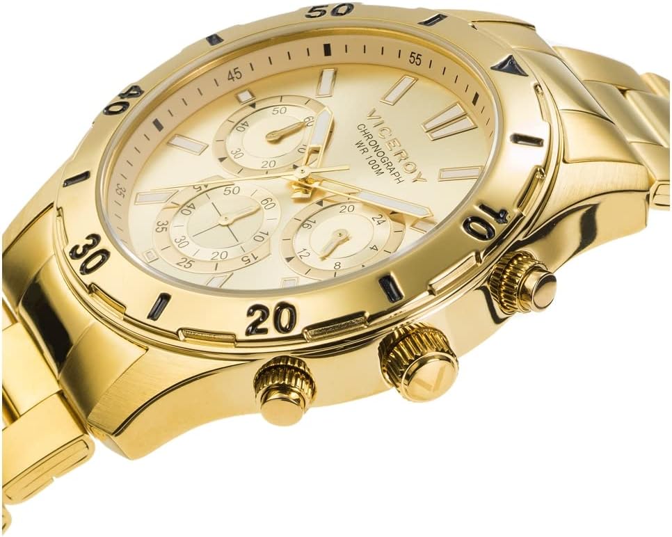 Viceroy - Crono Acero IP Dorado Brazalete Sr Va - 401135-97