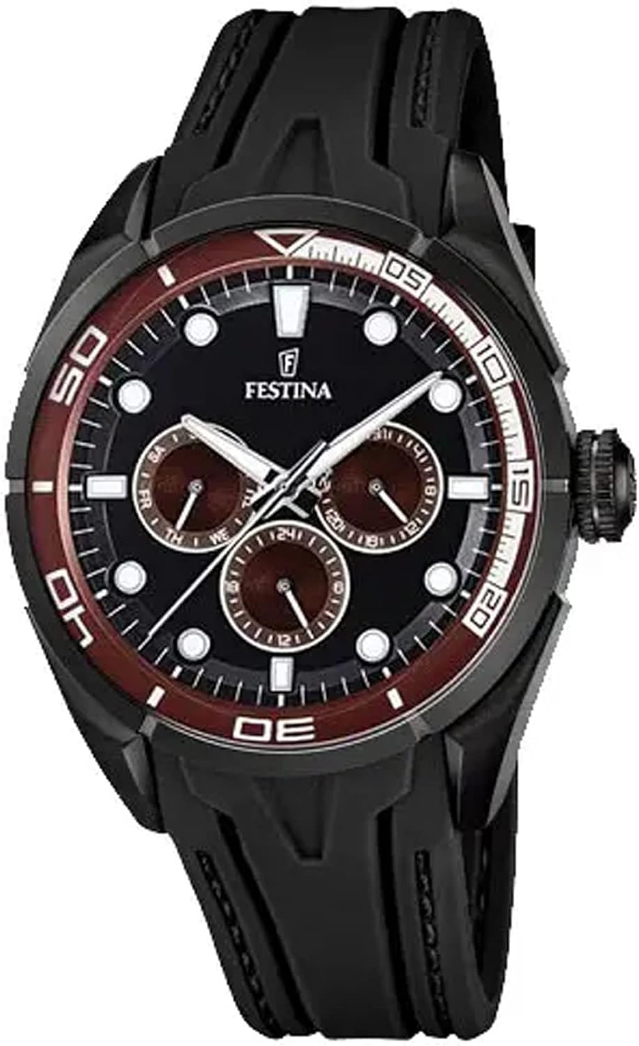 Festina Reloj para Hombre Analógico de Cuarzo con Brazalete de Goma F16610/D