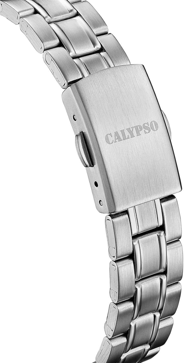 CALYPSO Reloj Mujer K5867/1 Basic Caja de Acero Inoxidable 316l Plateado Correa de Acero Inoxidable 316l Plateado