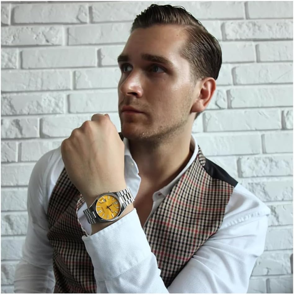Citizen Herren Brazalete analógico automático Uhr mit Edelstahl Tsuyosa