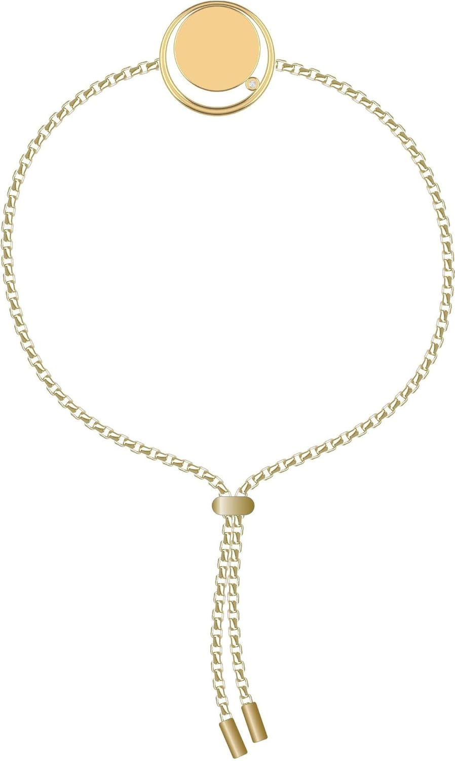 Skagen Katrine Pulsera de acero para mujer con cierre deslizante