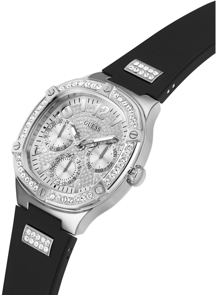 Guess Reloj Analógico para Mujer de Cuarzo con Correa en Acero Inoxidable GW0619L1