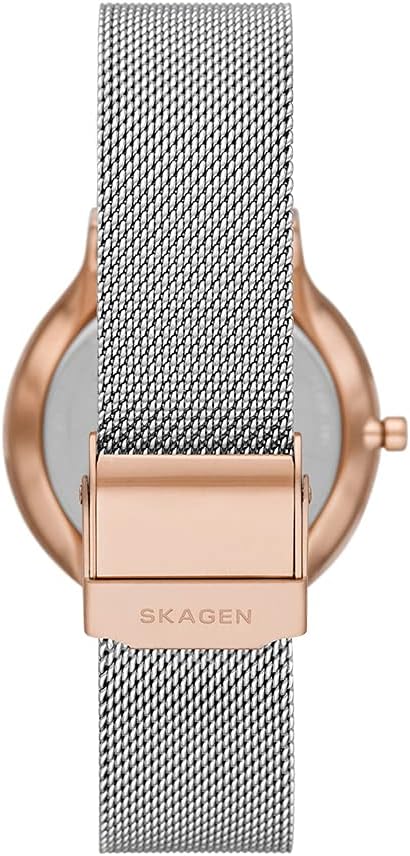 Skagen Women's Freja Quartz Watch with Stainless Steel Strap, Silver, 16 (Model: SKW3017)