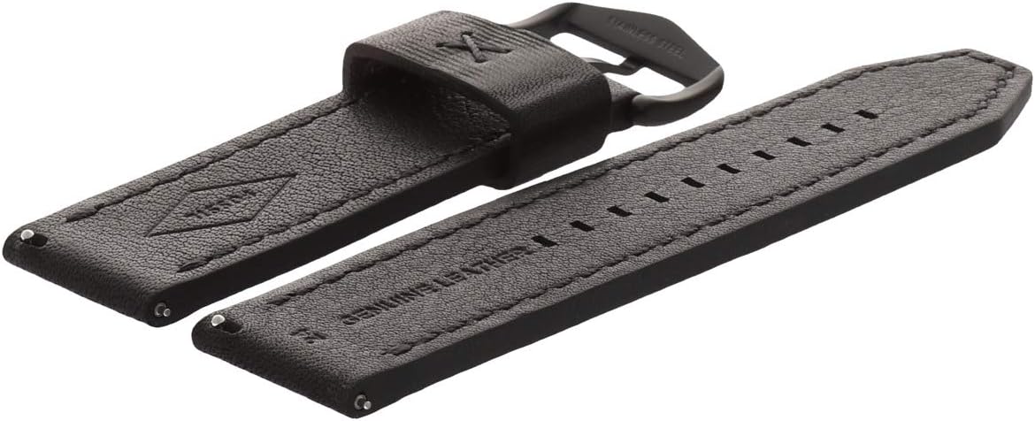 FOSSIL Correa de reloj 24mm Cuero Negro JR-1354 | LB-JR1354