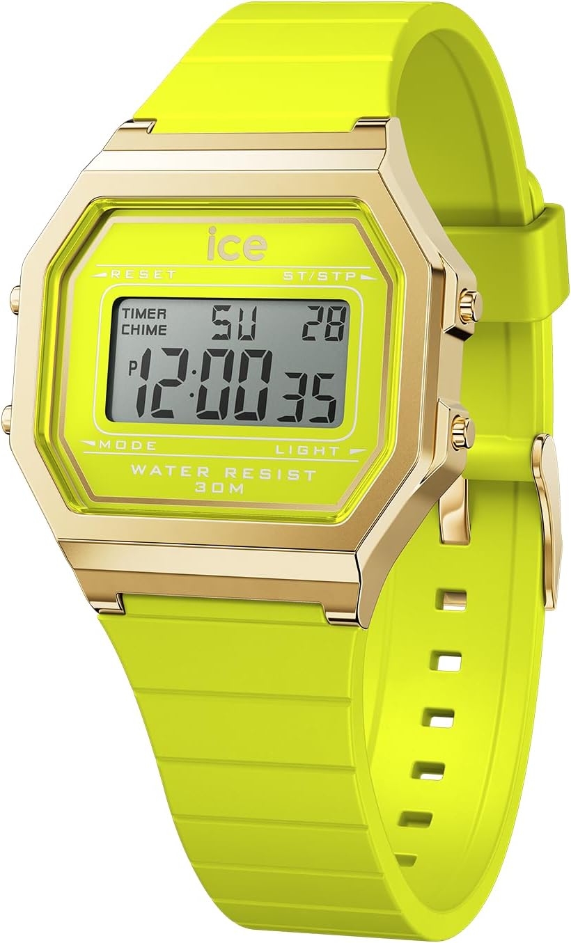 ICE-WATCH Ice Digit Retro, Reloj para Mujer con Correa de Plástico (Small)