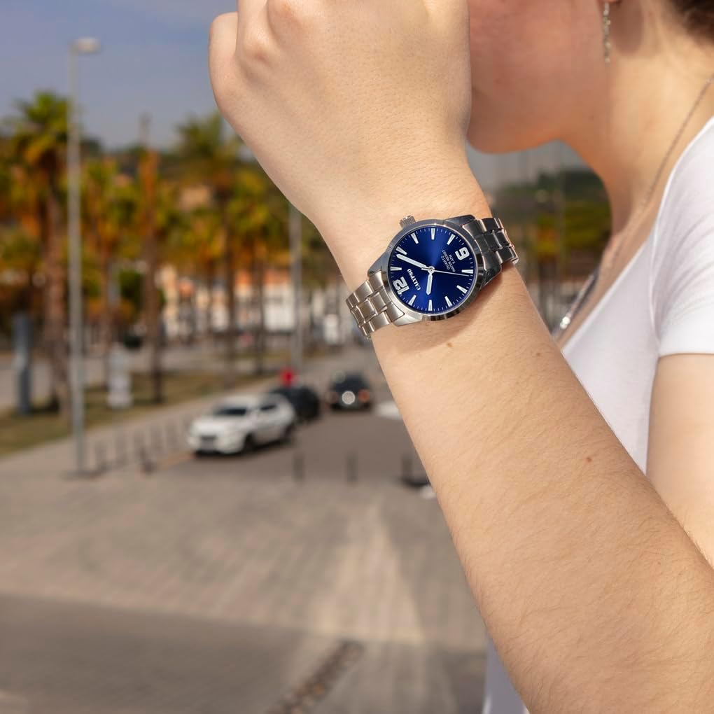 CALYPSO Reloj Mujer K5867/3 Basic Caja de Acero Inoxidable 316l Plateado Correa de Acero Inoxidable 316l Plateado