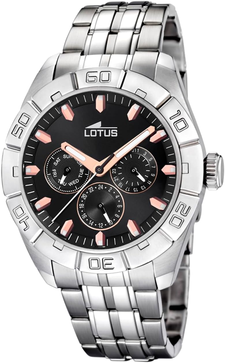 Reloj Lotus para Hombre 15814/C Special Prices Caja de Acero Inoxidable 316l Plateado Correa de Acero Inoxidable 316l Plateado