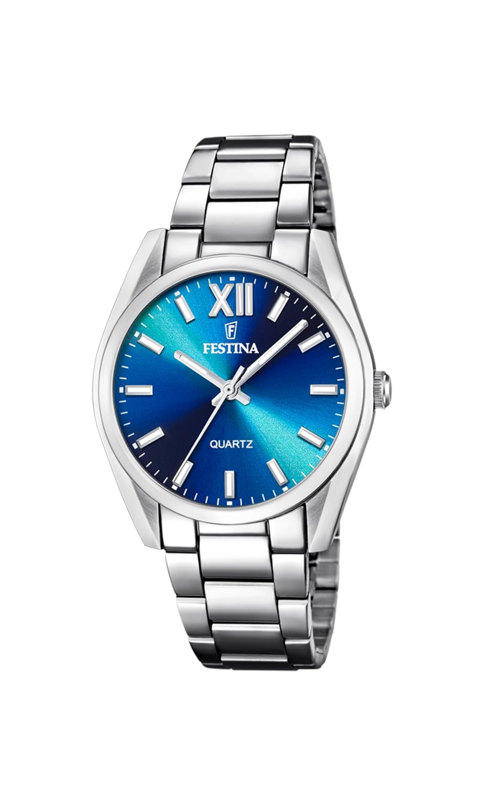 Festina Reloj Mujer F20622 Boyfriend Caja de Acero Inoxidable 316l Plateado Correa de Acero Inoxidable 316l Plateado
