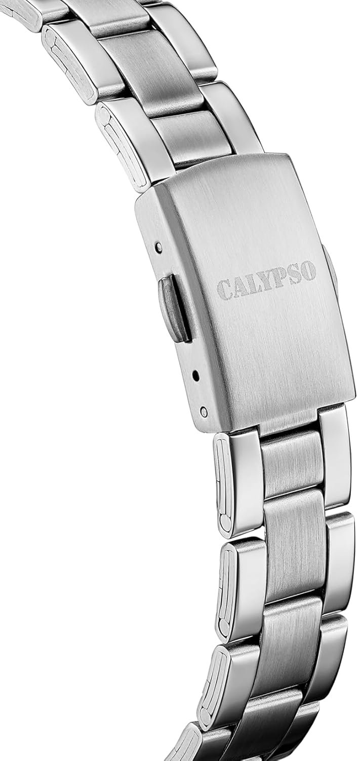 CALYPSO Reloj Mujer K5865/3 Basic Caja de Acero Inoxidable 316l Plateado