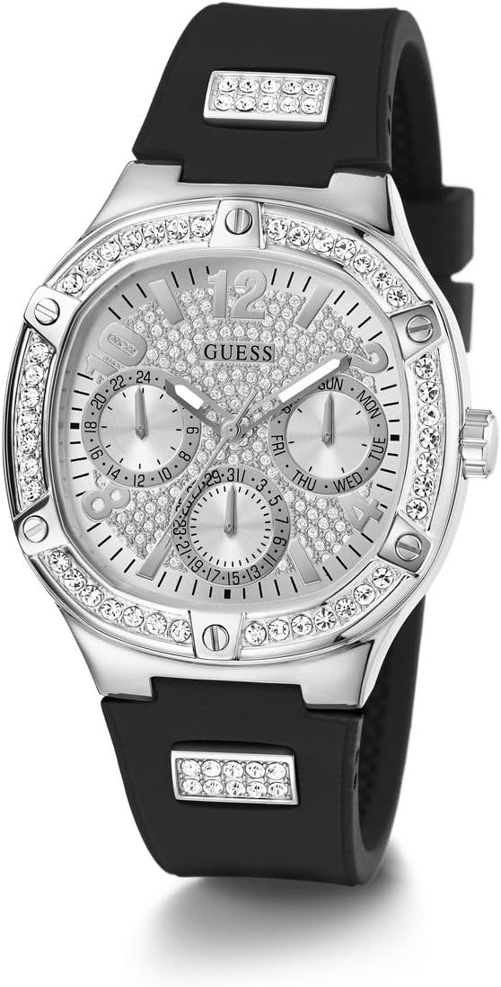 Guess Reloj Analógico para Mujer de Cuarzo con Correa en Acero Inoxidable GW0619L1