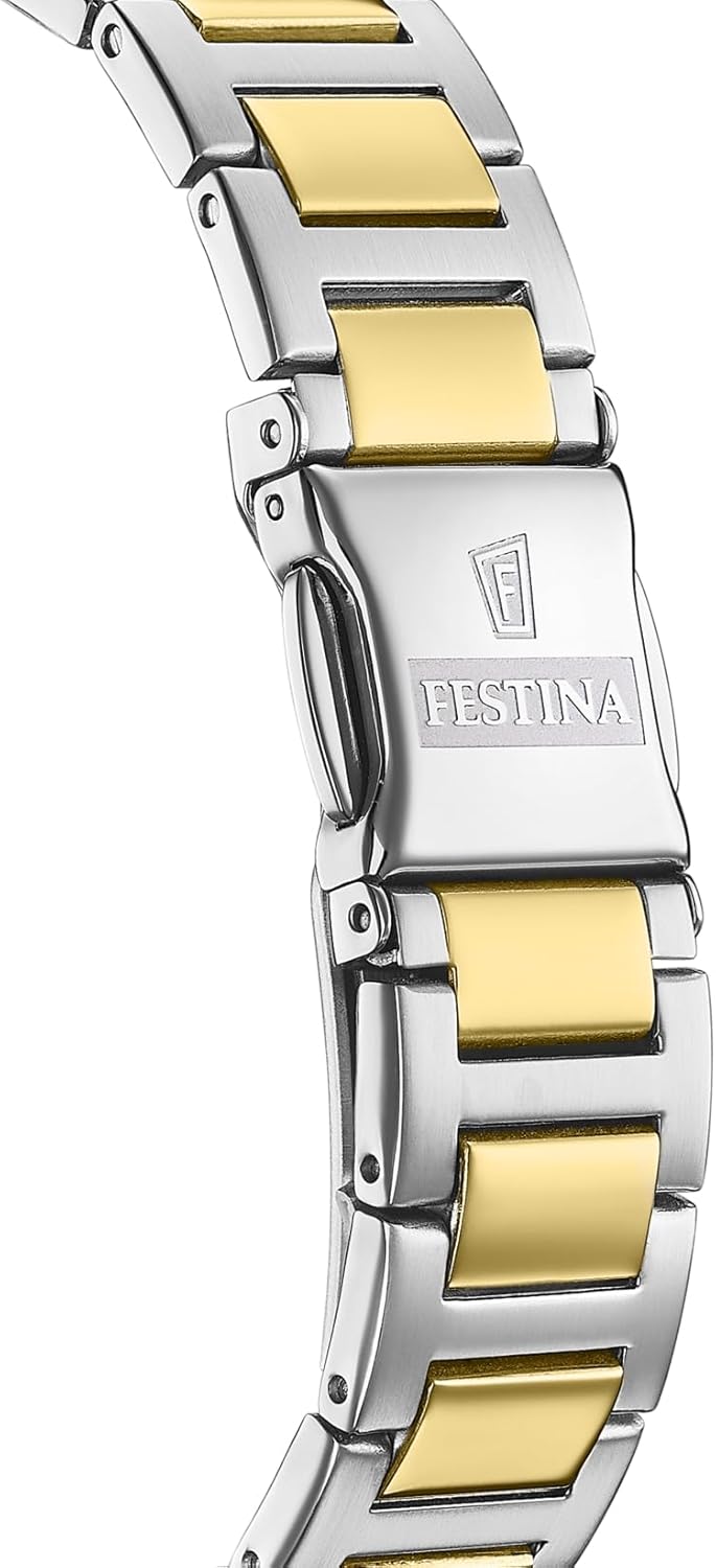 Festina Reloj Mujer F20619/1 Mademoiselle Caja de Acero Inoxidable 316l Plateado Correa de Acero Inoxidable 316l Multi