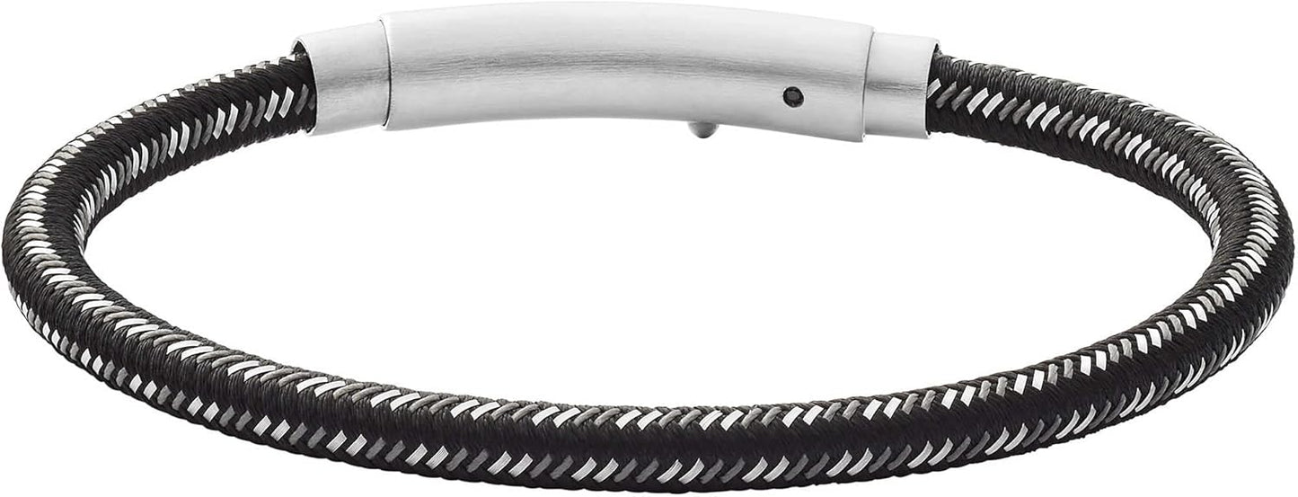 Skagen Pendler Pulsera para hombre de acero inoxidable o nylon con cierre de botón