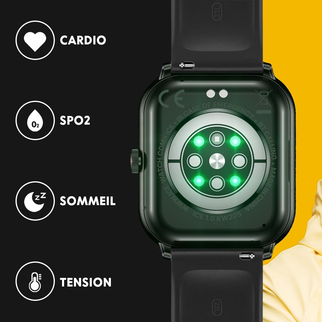 Ice-Watch - ICE Smart - Smartwatch con Correa de Silicona (1.85")