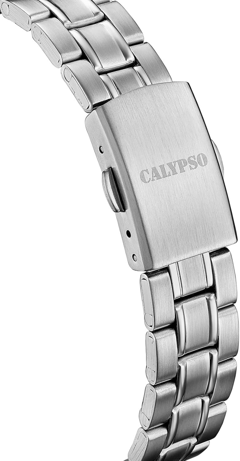 CALYPSO Reloj Mujer K5867/4 Basic Caja de Acero Inoxidable 316l Plateado Correa de Acero Inoxidable 316l Plateado